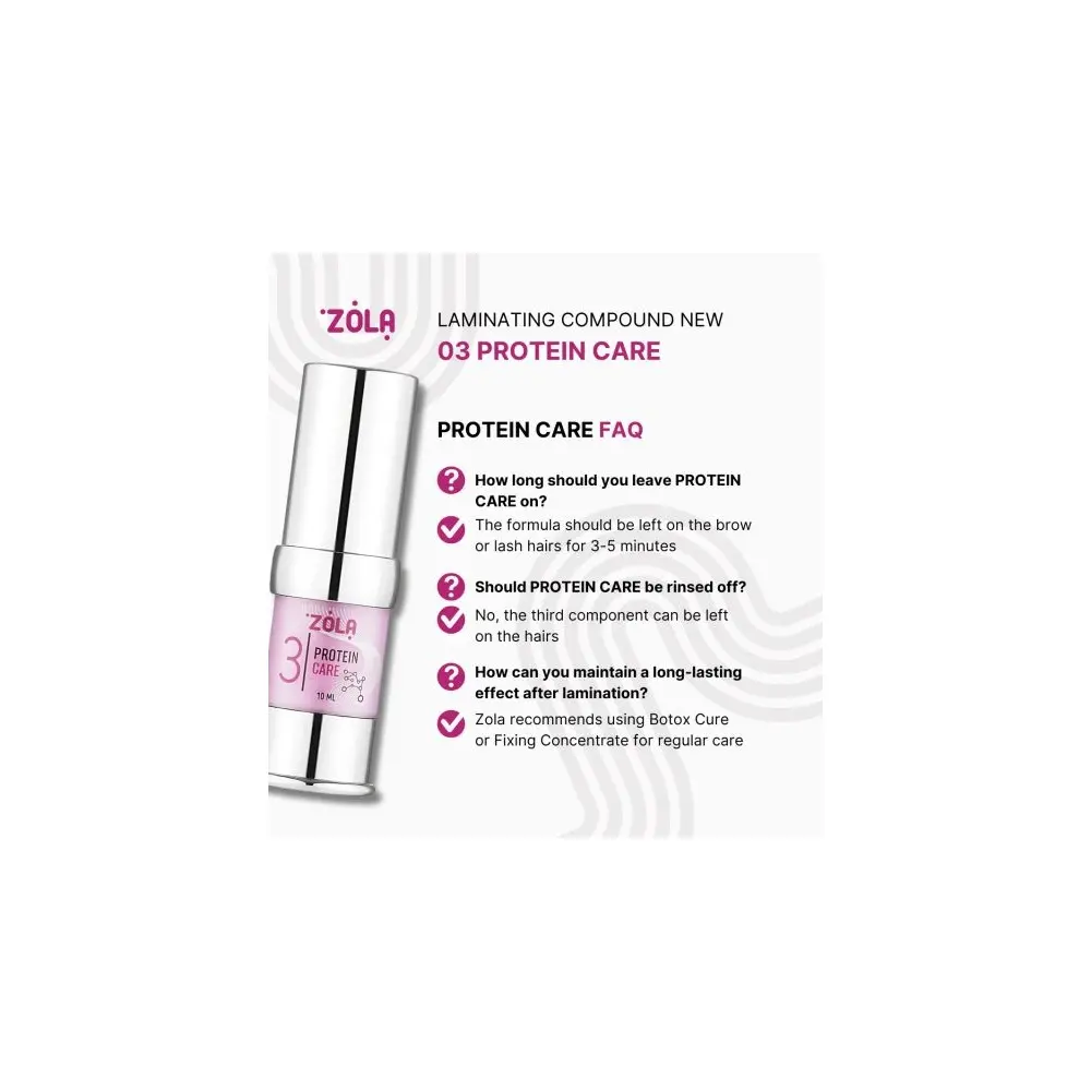 ZOLA Protein Care 03 para Cejas y Pestañas 10ml 23,00 € - 2
