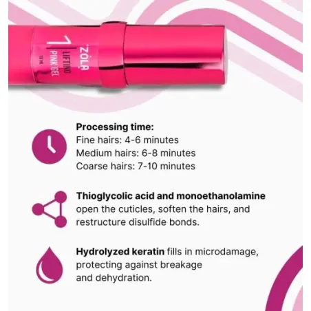 ZOLA Color Lab Lifting Pink Gel 01 Cejas y Pestañas 10ml 25,00 € - 3
