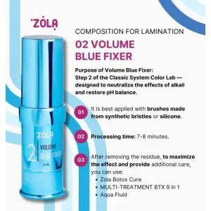 ZOLA Color Lab Volume Blue Fixer 02 Cejas y Pestañas 10ml 25,00 € - 1