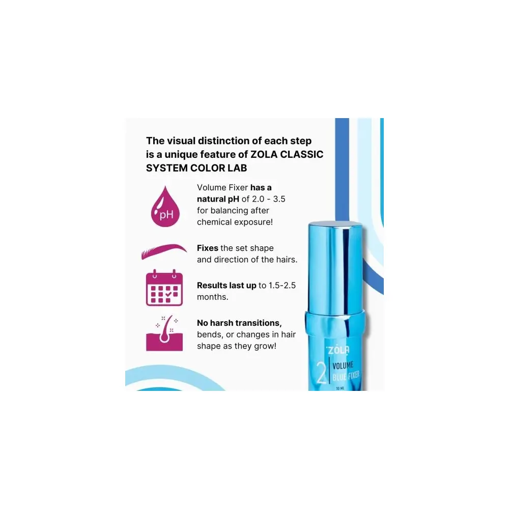 ZOLA Color Lab Volume Blue Fixer 02 Cejas y Pestañas 10ml 25,00 € - 4