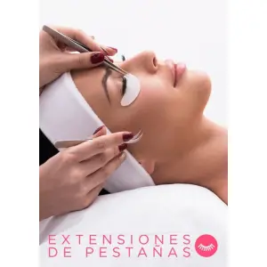Poster Extensiones de Pestañas A3 - 1 - Materiales Impresos