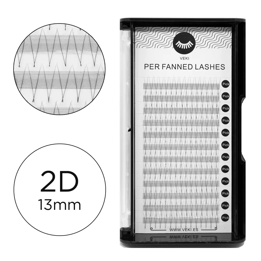 VEKI 2D w grupie bez węzła - 7 - Gotowe wachlarzyki rzęs