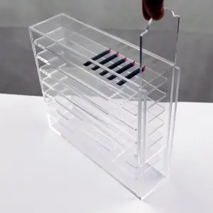 VEKI Caja Organizadora de Extensiones de Pestañas con 7 bases - 1 - Herramientas y accesorios