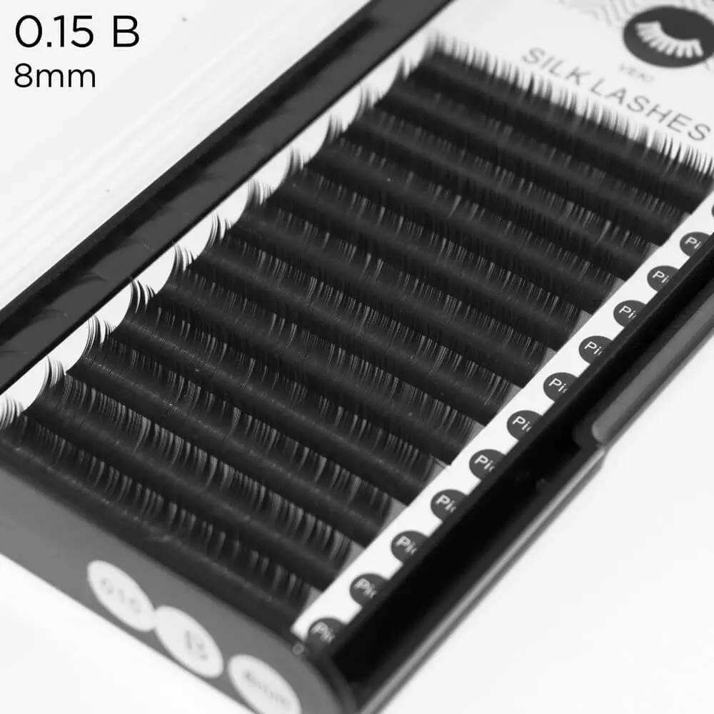 0.15 Zijden Wimperextensions B-Krul - 4 - 1 op 1 Wimperextensions
