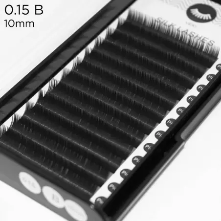 0.15 Extensions de Cils en Soie Courbure B - 6 - Extensions cil à cil