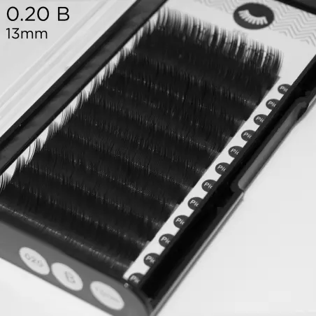 0,20 B-böjning silkesögonfransförlängningar - 8 - Fransförlängningar hårstrå för hårstrå