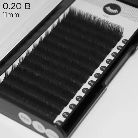 0.07 Extensions de cils en soie de courbure B - 6 - Extensions de cils volume