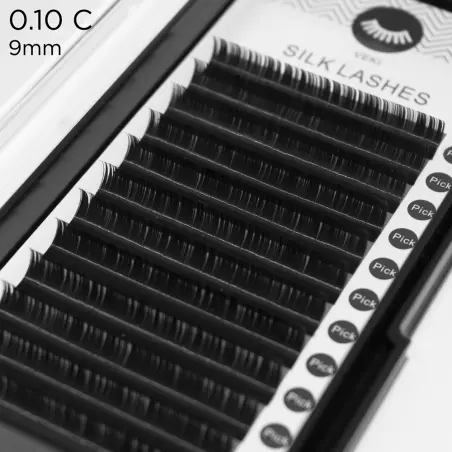 0.10 Extensions de cils en soie c-courbure - 5 - Extensions de cils volume