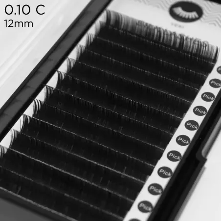 0.10 C-kurva silkesögonfransextensioner - 8 - Volymfransförlängningar