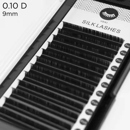 0.10 Extensions de cils en soie de courbure D - 4 - Extensions de cils volume