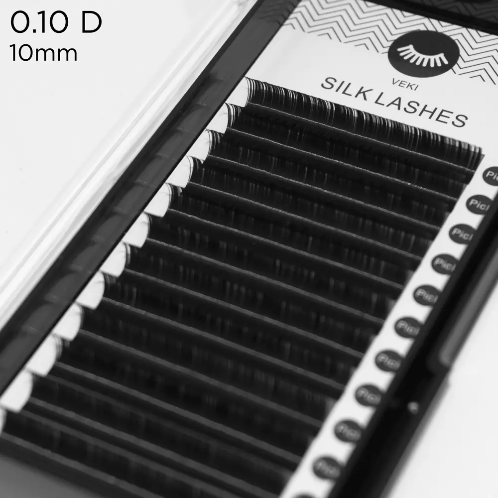 0.10 D-kaarevuus silkkiset ripsipidennykset - 5 - Volyymiripsienpidennykset