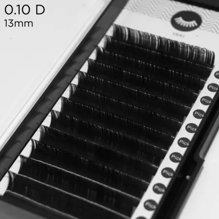 0.10 D-curvature zijden wimperextensions - 9 - Volume Wimperextensions
