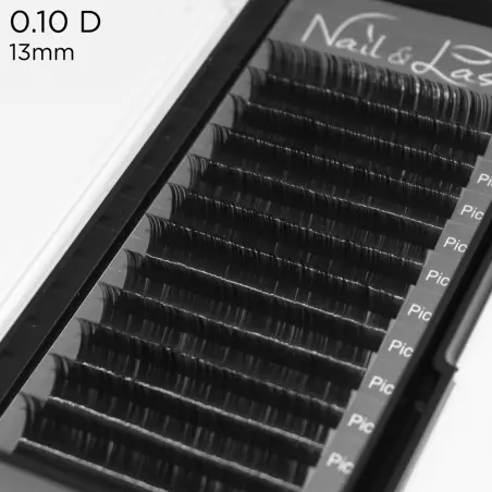 0.10 Extensions de cils en soie de courbure D - 8 - Extensions de cils volume