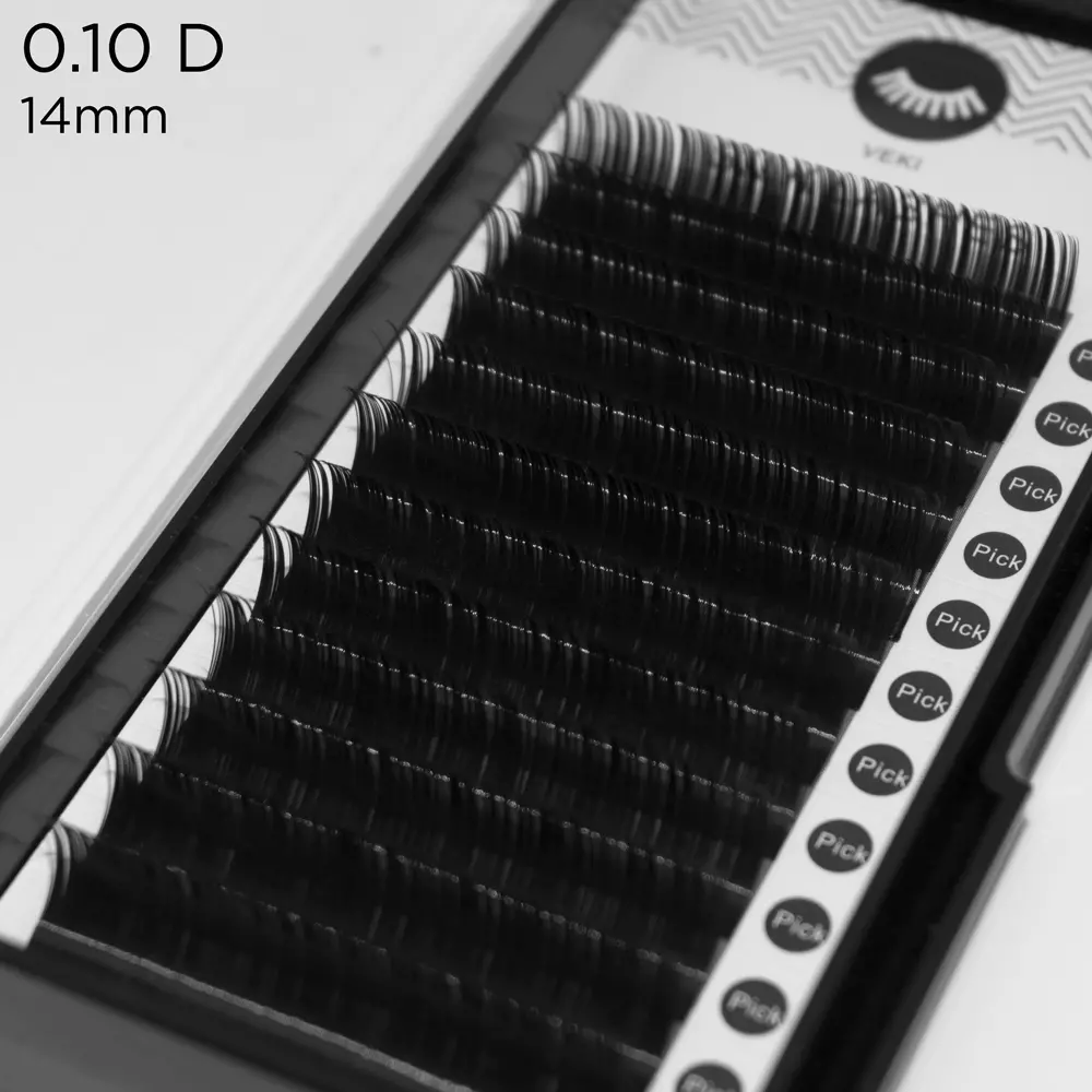 0,10 D kreivumo šilkinės blakstienų priauginimo priemonės - 10 - Blakstienų priauginimas apimtimi