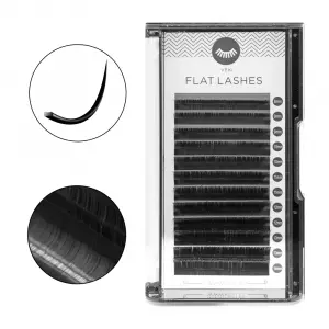 0.20 C-curvatura Pestañas Flat - Flat Lashes - 1 - Extensiones de pestañas pelo a pelo